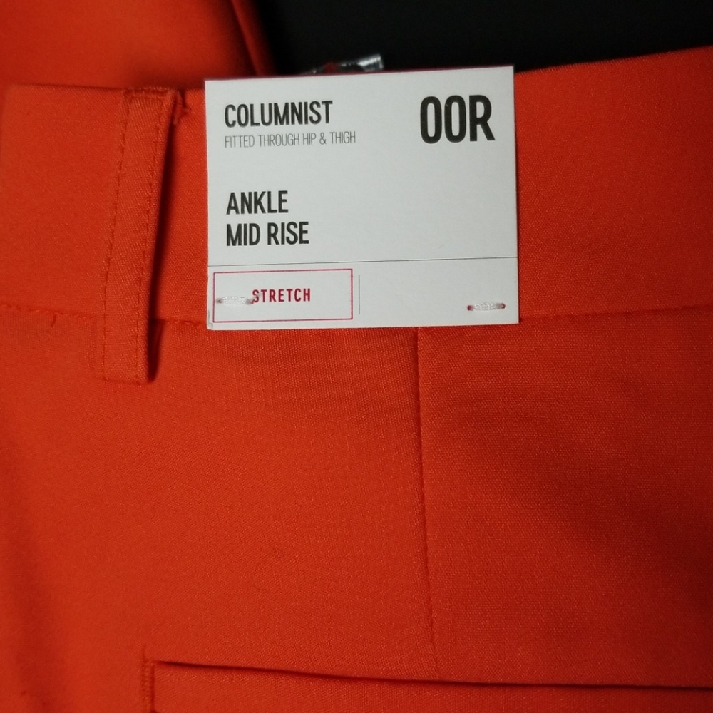 Express Orange Tailored Trousers - Picture 3 of 4
